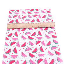 Load image into Gallery viewer, watermelon dots spot printed faux leather
