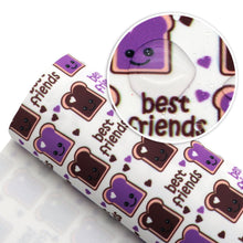Load image into Gallery viewer, letters alphabet heart love best friend bff printed faux leather
