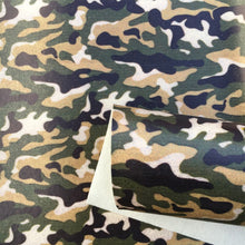 Load image into Gallery viewer, camouflage camo printed faux leather
