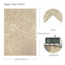 Load image into Gallery viewer, gold series hexagon sequins paillette spangles bump texture chunky glitter faux leather
