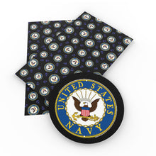 Load image into Gallery viewer, army military troops printed faux leather
