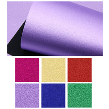 Load image into Gallery viewer, frosted pearlescent glossy plain solid color printed faux leather set （6piece/set）
