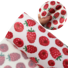 Load image into Gallery viewer, strawberry fruit printed faux leather
