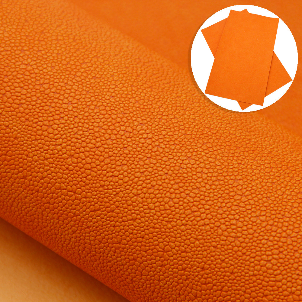 plain color solid color bump texture matte printed bump texture basketball pattern faux leather