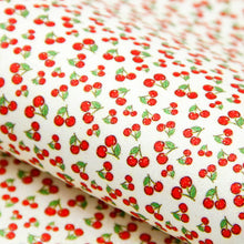 Load image into Gallery viewer, cherry fruit printed faux leather
