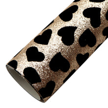 Load image into Gallery viewer, velvet zebra stripe leopard cheetah fine glitter printed flocking powder artificial leather
