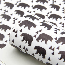 Load image into Gallery viewer, polar bear printed faux leather
