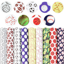Load image into Gallery viewer, ball printed faux leather set（9piece/set）

