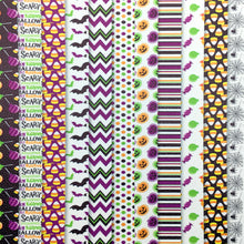 Load image into Gallery viewer, chevron zig zags candy sweety printed faux leather
