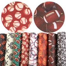 Load image into Gallery viewer, ball printed faux leather set（8piece/set）
