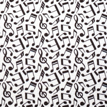 Load image into Gallery viewer, music notes printed faux leather
