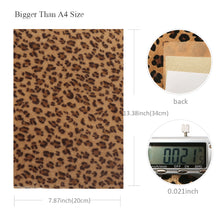 Load image into Gallery viewer, leopard cheetah sunflower velvet printed faux leather set（6pcs/set）
