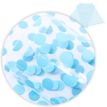 Load image into Gallery viewer, dots spot printed transparency point faux leather
