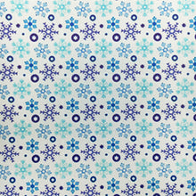 Load image into Gallery viewer, snowflake snow printed faux leather
