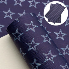 Load image into Gallery viewer, star starfish printed faux leather
