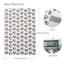 Load image into Gallery viewer, cow printed faux leather set（6pcs/set）
