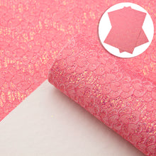 Load image into Gallery viewer, heart love valentines day chunky glitter lace faux leather
