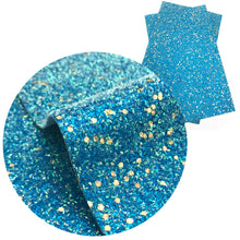 Load image into Gallery viewer, tinsel sequins paillette spangles plain color solid color printed faux leather glitter
