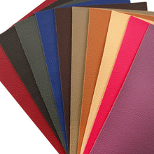 Load image into Gallery viewer, litchi texture plain solid faux leather set（10piece/set）
