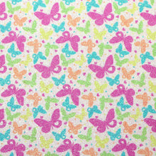 Load image into Gallery viewer, butterfly printed faux leather
