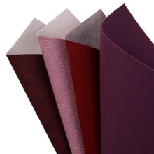 Load image into Gallery viewer, plain solid color purple series faux leather set(6pieces/set)
