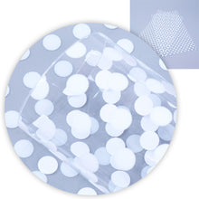 Load image into Gallery viewer, dots spot printed transparency point faux leather
