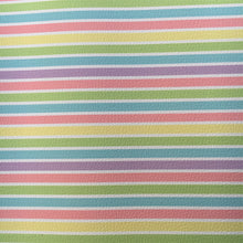 Load image into Gallery viewer, stripe easter bunny printed faux leather

