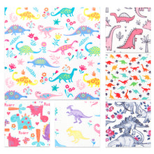 Load image into Gallery viewer, dinosaurs dino printed faux leather set（6pcs/set）
