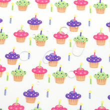 Load image into Gallery viewer, cake cupcake ice cream popsicle happy birthday printed faux leather
