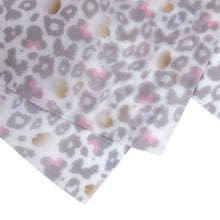 Load image into Gallery viewer, leopard cheetah heart love printed faux leather
