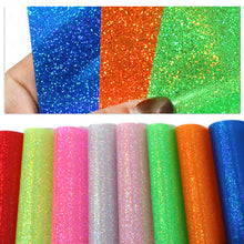 Load image into Gallery viewer, laser glitter faux leather set （8piece/set）
